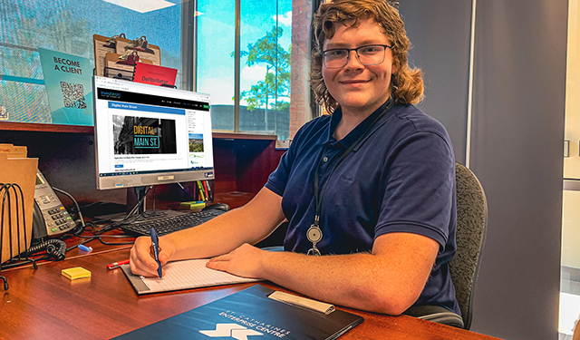 St. Catharines Digital Service Squad member Dylan Tamlin