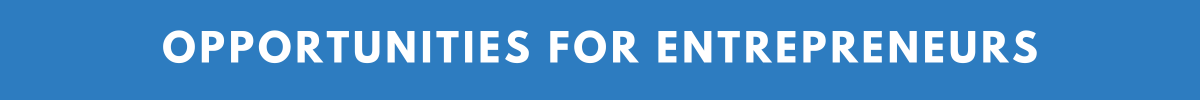 Opportunities for entrepreneurs 